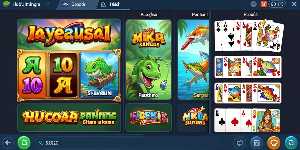 Tampilan grafis yang menakjubkan dalam permainan.