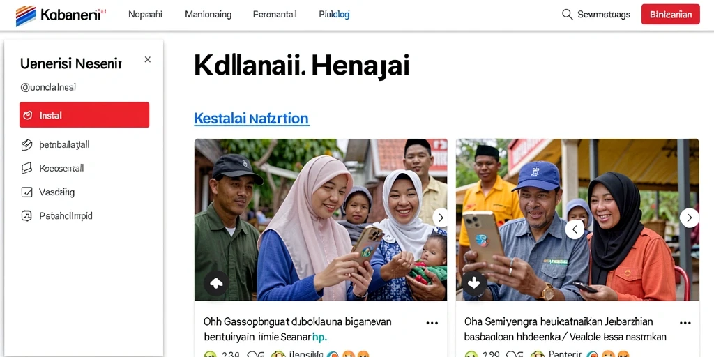 Tampilan antarmuka yang menarik dan mudah dinavigasi.