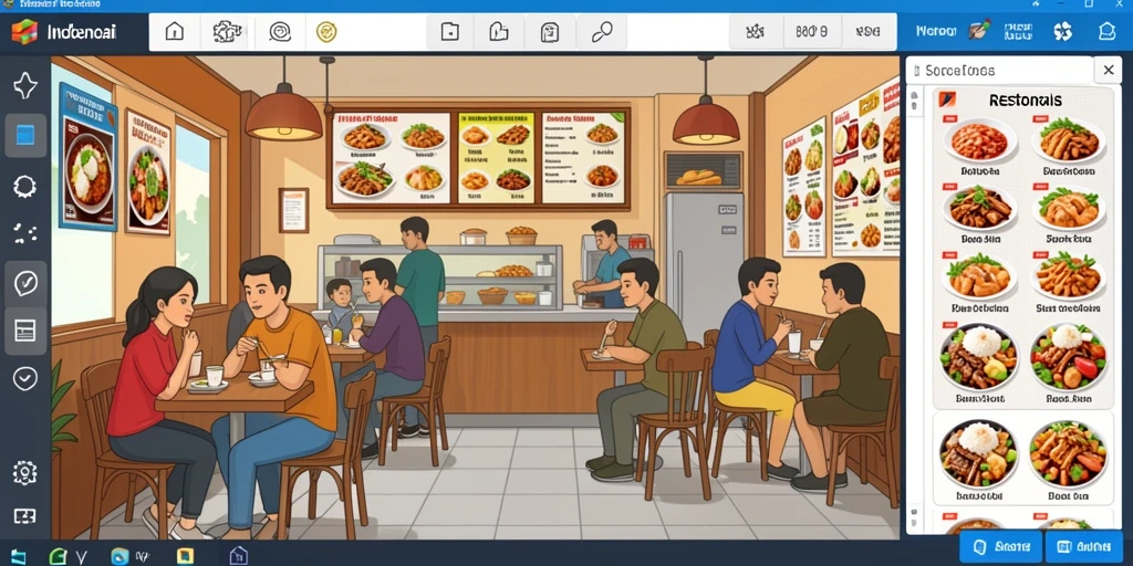 Tampilan antarmuka pengguna yang intuitif dan menarik.