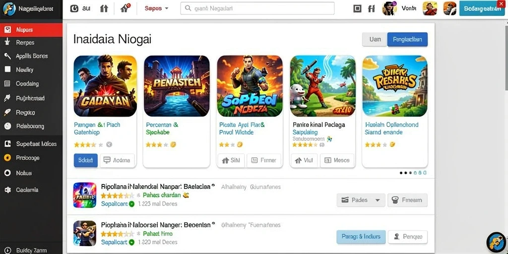 Tampilan awal yang menarik dan mudah dimengerti.