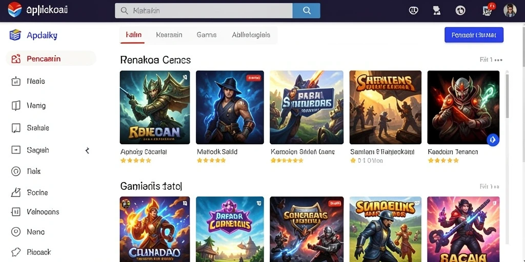 Tampilan antarmuka yang bersih dan modern.