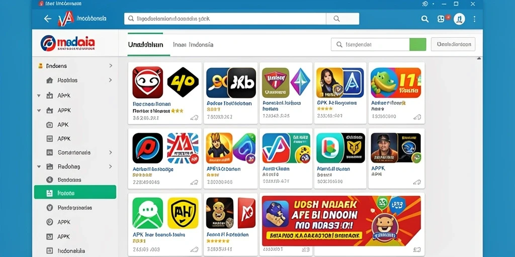 Tampilan antarmuka yang sederhana dan menarik.