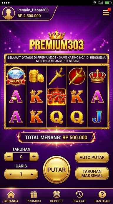 Cuplikan layar menu unduhan premium303 untuk perangkat Android